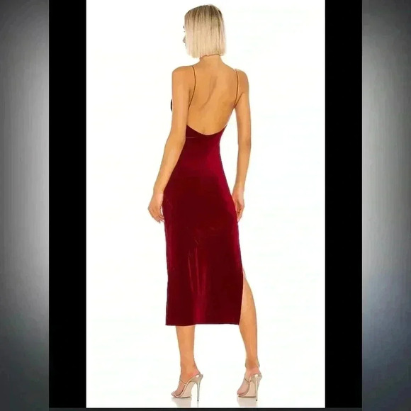 Lovers + Friends Rebel Slip in Ruby Red. XS - Picture 2 of 11